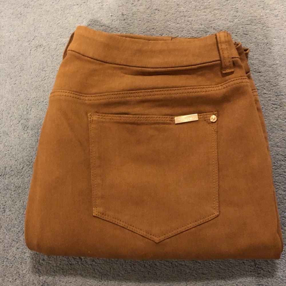 Brown Ankle Jeans